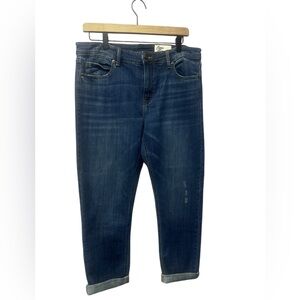 Cosmic Blue Cuffed Stretch Denim 31/8